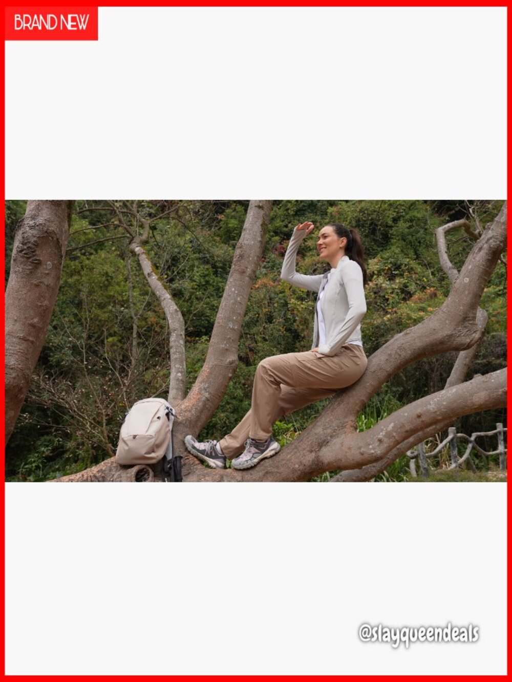 Convertible Hiking Pants Lightweight Quick Dry Stretch Zip Off 7 Pockets - Picture 7 of 7